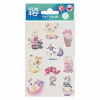 Ilustracja produktu Sticker Boo Tatuaż Zmywalny Dla Dzieci Kotki 559310