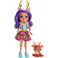 Ilustracja produktu Mattel Enchantimals Lalka Danessa Deer + Zwierzątko Jelonek Sprint FNH23