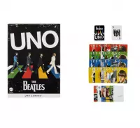Ilustracja Mattel Gra Uno The Beatles HYH42 