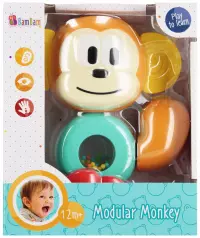 Ilustracja Bam Bam Zabawka Modułowa Małpka 569115