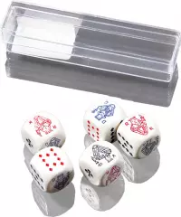 Ilustracja Piatnik Kości Pokerowe (16 mm) Ilustracja Piatnik Kości Pokerowe (16 mm)