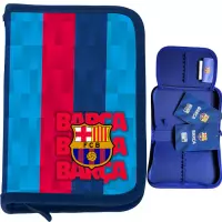Ilustracja FC Barcelona Piórnik Pojedynczy Jednoklapkowy Bez Wyposażenia 503023058