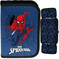 Ilustracja Paso Piórnik Dwuklapkowy bez Wyposażenia Spider Man Niebieski SP25TT-P001BW