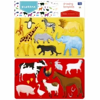 1. Starpak Szablon Do Rysowania Animals 505506