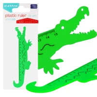 1. STARPAK Linijka Plastikowa 15cm Krokodyl 470964