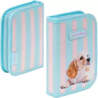 1. AstraBag Piórnik AC1 Pojedynczy Dwuklapkowy bez Wyposażenia Puppy Line 503026062