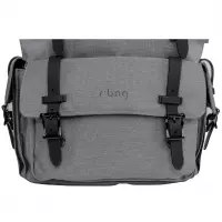 4. R-Bag Plecak Męski na Laptopa 15" z USB Packer Grey Z012