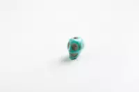 10. Gamegenic: Embraced Series - RPG Dice Set - Kości do Gry - Green Skull