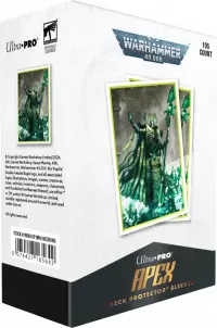 1. Ultra-Pro: Necron Codex Aligned - 105ct Apex Deck Protector Sleeves - Koszulki na karty