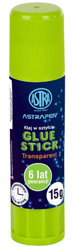 2. Astra Pen Klej w Sztyfcie 15g 401120005 Transparent