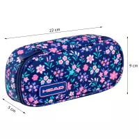 6. Head Piórnik AC6 Saszetka Usztywniona Flower Field 503026058
