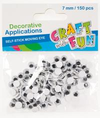 1. Craft With Fun Ozdoba Dekoracyjna Samoprzylepna Oczy 290493
