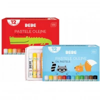 2. Interdruk Pastele Olejne BEBE Kids 12 kolorów 327321