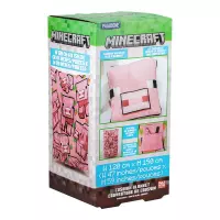 1. Poduszka Koc 2w1 Minecraft - Świnka