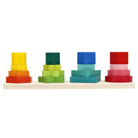 2. Mega Creative Piramidka Drewniana Sorter 459786