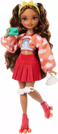 4. Mattel Lalka Barbie Dream Besties Barbie Teresa Na Wrotkach Lalka Modowa JFX98