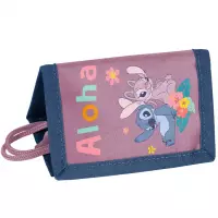 4. Paso Portfel  Stitch Aloha Różowy DS26VV-002
