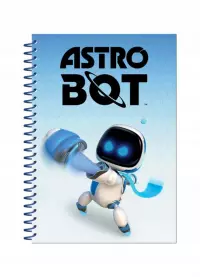 2. Zestaw: Kołonotatnik A5 + Zestaw Naklejek Astro Bot