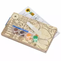 4. Mega Creative Zestaw Kreatywny Drewniane Puzzle 3D Słonecznik 583831