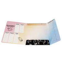 1. Starpak Teczka z Gumką A4 Czarny Kotek Holo 536509