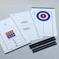 3. Gra 2w1 Shuffleboard - Curling