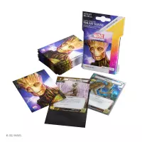 5. Gamegenic: Marvel Champions Fine Art Sleeves (66 mm x 92 mm) Groot 50+1 szt.