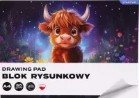 1. Starpak Blok Rysunkowy Football A4 20 kartek Biały Krówka 587743