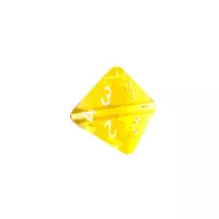 2. Komplet kości REBEL RPG - Mini Kryształowe - Żółte