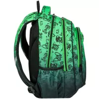 5. CoolPack Fast Plecak Szkolny Game Over Gradient Green F163969