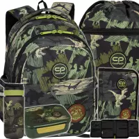 1. CoolPack Zestaw Szkolny Adventure Park 5el. Plecak F029672 + Piórnik F076672 + Worek F070672 + Z08672 + Z18672