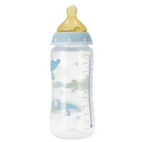 2. Nuk Butelka z Wskaźnikiem temp. 300ml 0-6m First Choice+ Niebieska 528759