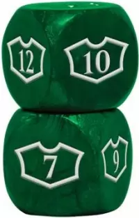 2. Ultra Pro: Magic the Gathering - Forest - 22 mm Deluxe Loyalty Dice Set
