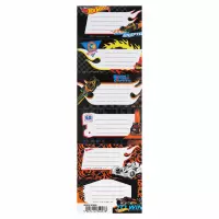 2. Starpak Naklejki Na Zeszyt Hot Wheels 1 Listek 6szt.