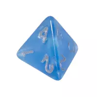 9. Komplet kości REBEL RPG - Kamienie Księżycowe - Lapis Lazuli