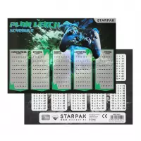4. Starpak Plan Lekcji A5 z Naklejkami na Zeszyt Pad  591759