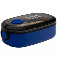 3. Astra Aqua Pure Śniadaniówka ze Sztućcami Niebiesko-Czarna 511025028