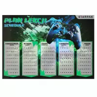 2. Starpak Plan Lekcji z Tabliczką Mnożenia A5 Pad 584211