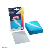 3. Gamegenic: Marvel Champions Art Sleeves 66x 91 mm - Koszulki na Karty - Quicksilver 50+1 szt.