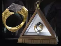 3. Replika 1:1 Harry Potter Lord Voldemort´s Horcrux Ring gold-plated