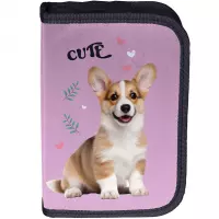 2. Paso Piórnik Dwuklapkowy bez Wyposażenia Corgi Lila  PP26CG-P001BW