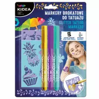 1. Kidea Markery Brokatowe do Tatuażu z Szablonami 098668