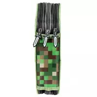 6. Paso Piórnik Trzykomorowy Z Wyposażeniem Pixel Green PP25PX-023