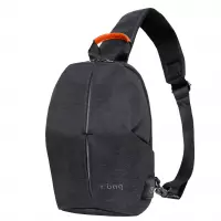 2. R-Bag Plecak Męski na Ramię z USB Photon Black Z101