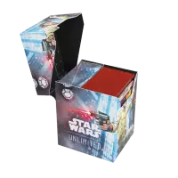 3. Gamegenic: Star Wars Unlimited Card Game - Soft Crate -  Pudełko na Karty - Cassian Andor/Dedra Meero