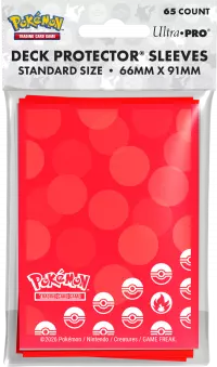 1. Ultra Pro: Pokemon - Deck Protector Sleeves - Koszulki na Karty - Energy - Fire Type (65 szt.)