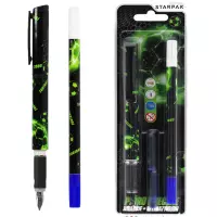 1. Starpak Pióro Wieczne + 2 Naboje + Wymazywacz Football 583524