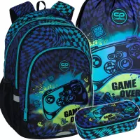 1. CoolPack Zestaw Szkolny Gamer Chess 3el. Plecak Prime Pro F162964 + Worek F159964 + Piórnik F062964
