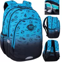 7. CoolPack Prime Pro Plecak Szkolny Football 2T Blue F162008