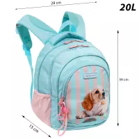12. AstraBag Plecak Szkolny AB330 Puppy Line 502026046