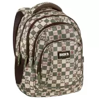 6. BackUp Plecak Szkolny Kapibara Brąz PLB8A17